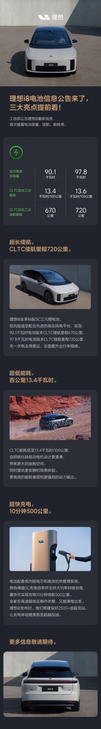 内饰设计亮相：理想i8纯电SUV  预订启动日期7月17日-恩菲资源分享网