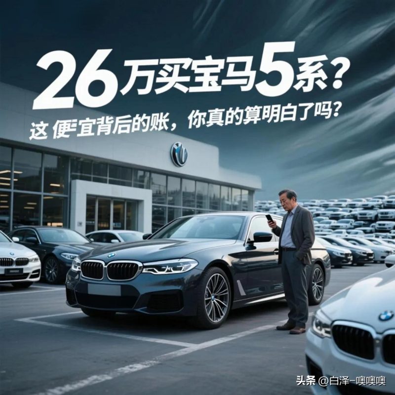 26万入手宝马5系？别被低价迷了眼，这笔账你真的算清楚了吗？-潇洒资源分享网